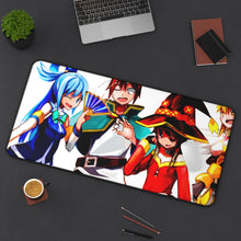 Load image into Gallery viewer, KonoSuba Mouse Pad (Desk Mat) On Desk
