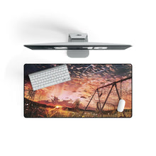 Load image into Gallery viewer, Anime Sunset Mouse Pad (Desk Mat) On Desk
