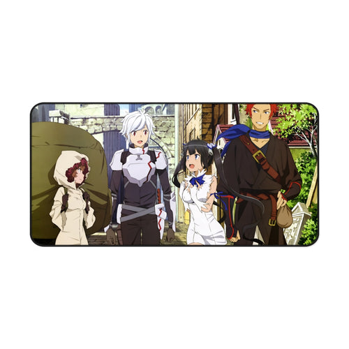 Is It Wrong To Try To Pick Up Girls In A Dungeon? Mouse Pad (Desk Mat)