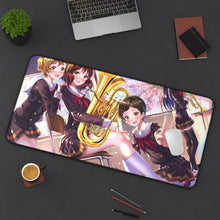 Load image into Gallery viewer, Sound! Euphonium Kumiko Oumae, Reina Kousaka, Hazuki Katou, Sapphire Kawashima Mouse Pad (Desk Mat) On Desk
