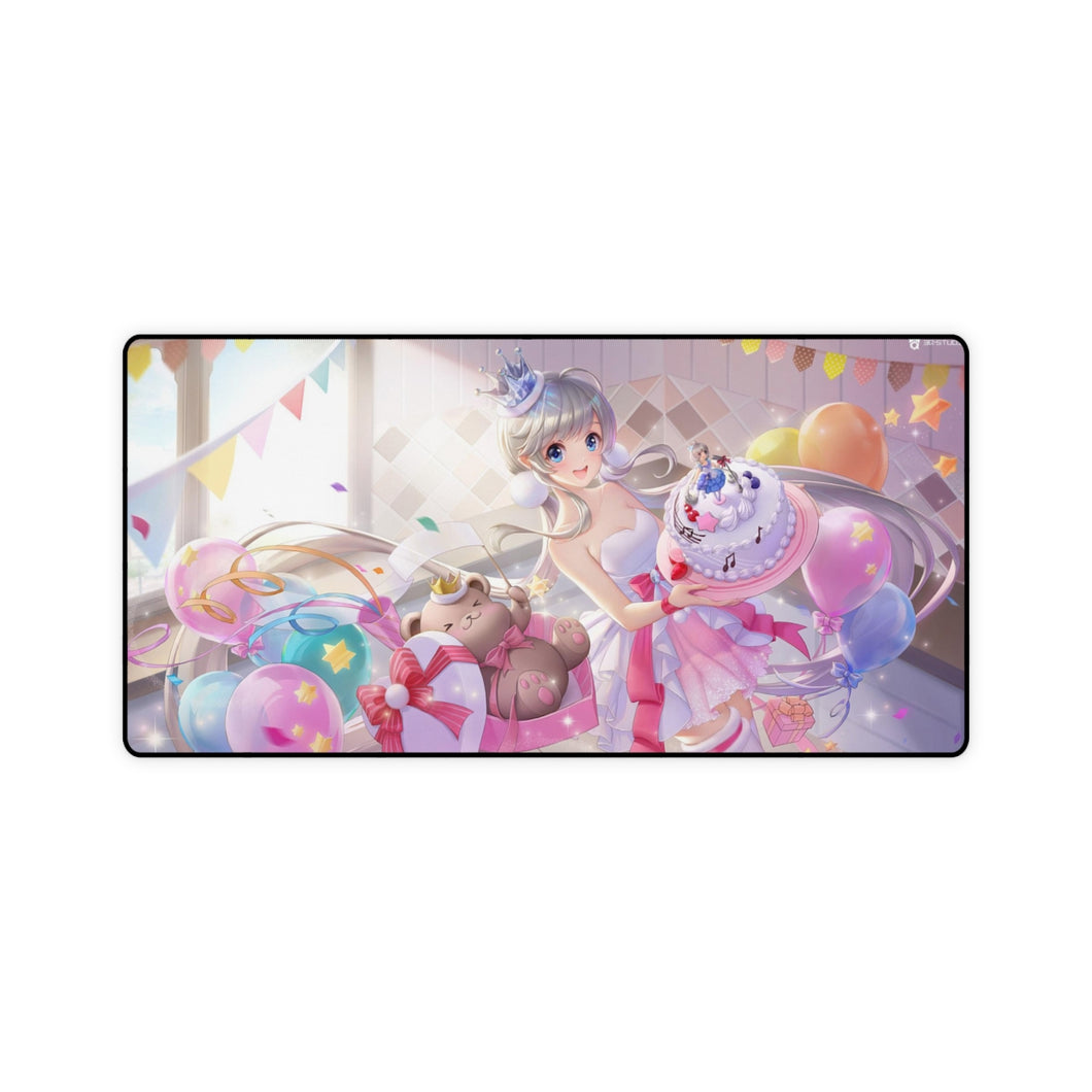 Anime Girl Mouse Pad (Desk Mat)