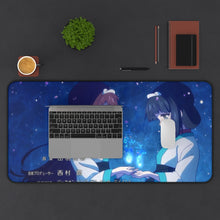 Load image into Gallery viewer, Nagi No Asukara Mouse Pad (Desk Mat) With Laptop
