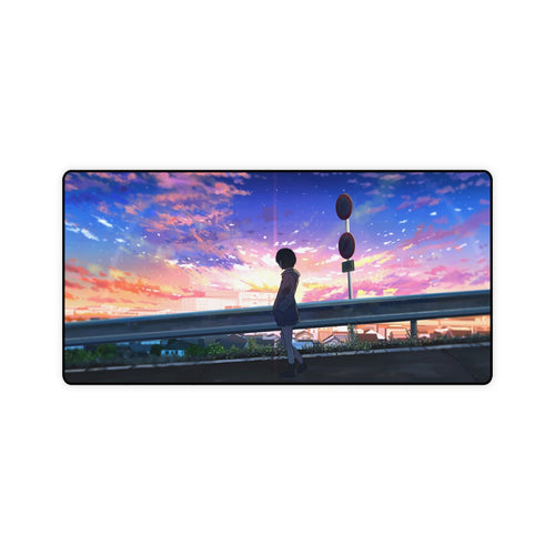 Anime Girl Mouse Pad (Desk Mat)