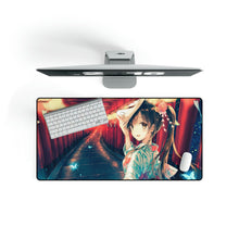 Load image into Gallery viewer, Anime, Girl, Mask, Kimono, Mouse Pad (Desk Mat)
