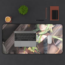 Load image into Gallery viewer, High Elf Archer Mouse Pad (Desk Mat) With Laptop
