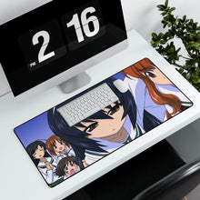Load image into Gallery viewer, Girls und Panzer Mouse Pad (Desk Mat) With Laptop
