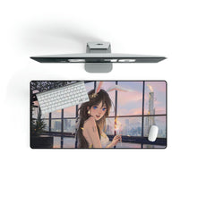 Load image into Gallery viewer, Cute Anime Girl Mouse Pad (Desk Mat)
