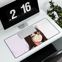 Load image into Gallery viewer, Mieruko-chan Mouse Pad (Desk Mat) With Laptop

