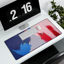 Load image into Gallery viewer, Darling in the FranXX Mouse Pad (Desk Mat) With Laptop
