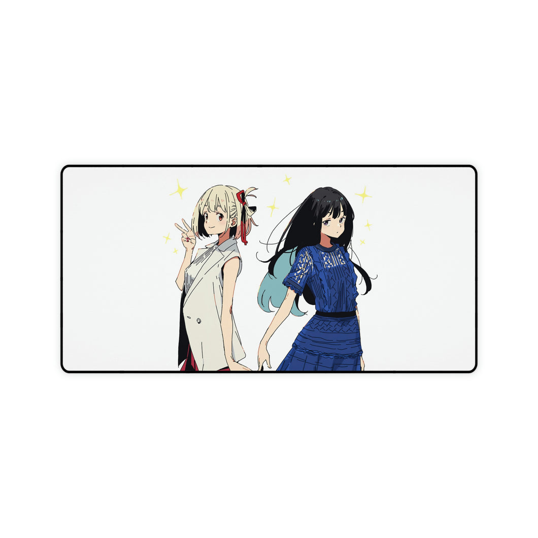 Lycoris Recoil Chisato and Mouse Pad (Desk Mat)