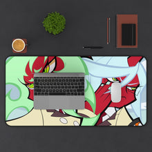Load image into Gallery viewer, Panty &amp; Stocking with Garterbelt Panty Stocking With Garterbelt Mouse Pad (Desk Mat) With Laptop
