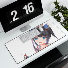 Load image into Gallery viewer, Is It Wrong to Try to Pick Up Girls in a Dungeon? Hestia Mouse Pad (Desk Mat) With Laptop
