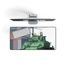 Load image into Gallery viewer, Girls und Panzer Mouse Pad (Desk Mat) On Desk
