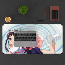Load image into Gallery viewer, Monogatari (Series) Mouse Pad (Desk Mat) With Laptop
