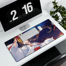 Load image into Gallery viewer, Your Name. Mouse Pad (Desk Mat) With Laptop
