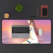 Load image into Gallery viewer, Nagi No Asukara Mouse Pad (Desk Mat) With Laptop
