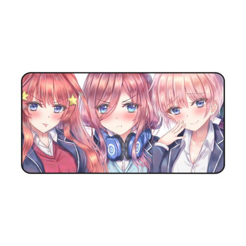 The Quintessential Quintuplets Miku Nakano, Itsuki Nakano, Nino Nakano, Yotsuba Nakano, Ichika Nakano Mouse Pad (Desk Mat)