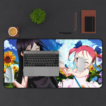 Load image into Gallery viewer, Accel World Kuroyukihime, Yuniko Kouzuki Mouse Pad (Desk Mat) With Laptop
