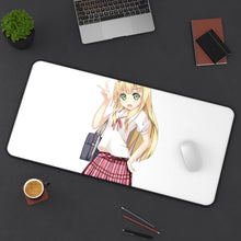 Load image into Gallery viewer, Azusa Azuki by Mouse Pad (Desk Mat) On Desk
