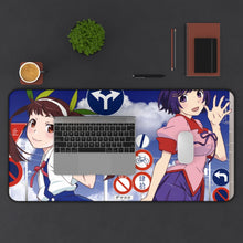 Load image into Gallery viewer, Monogatari (Series) Mouse Pad (Desk Mat) With Laptop
