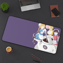 Load image into Gallery viewer, Blend S Maika Sakuranomiya, Kaho Hinata, Mafuyu Hoshikawa Mouse Pad (Desk Mat) On Desk
