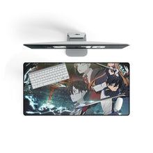 Load image into Gallery viewer, Sword Art Online Kazuto Kirigaya, Asuna Yuuki Mouse Pad (Desk Mat) On Desk
