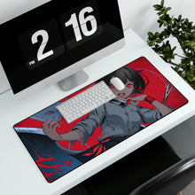 Load image into Gallery viewer, Anime Girl Red Eyes Mouse Pad (Desk Mat)
