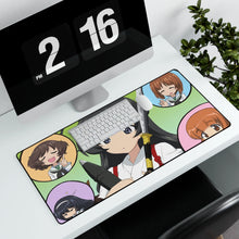 Load image into Gallery viewer, Girls und Panzer Mouse Pad (Desk Mat) With Laptop
