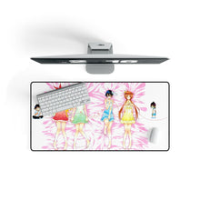 Load image into Gallery viewer, Nisekoi Chitoge Kirisaki, Kosaki Onodera, Seishirou Tsugumi, Marika Tachibana, Ruri Miyamoto Mouse Pad (Desk Mat) On Desk
