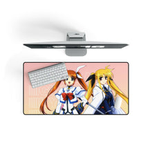 Load image into Gallery viewer, Magical Girl Lyrical Nanoha Mouse Pad (Desk Mat) On Desk
