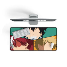 Load image into Gallery viewer, DEKU KACCHAN TODOROKI minimalist Mouse Pad (Desk Mat) On Desk
