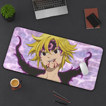 Load image into Gallery viewer, The Seven Deadly Sins Meliodas Mouse Pad (Desk Mat) On Desk
