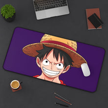 Load image into Gallery viewer, One Piece Monkey D. Luffy Mouse Pad (Desk Mat) With Laptop
