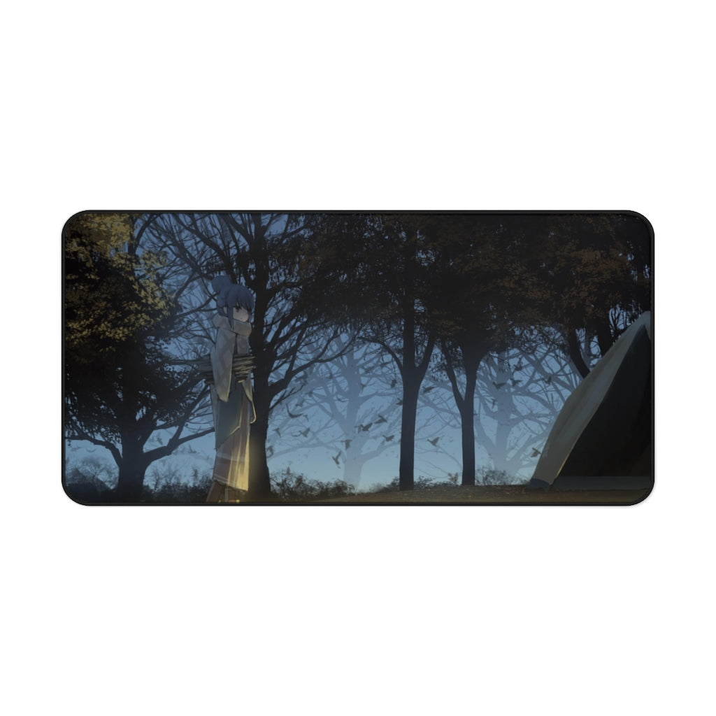 Laid-Back Camp by Mouse Pad (Desk Mat)