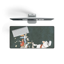 Load image into Gallery viewer, Gintama Gintoki Sakata, Kagura, Shimura Shinpachi Mouse Pad (Desk Mat) On Desk
