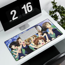 Load image into Gallery viewer, Girls und Panzer Mouse Pad (Desk Mat) With Laptop
