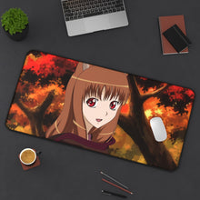Load image into Gallery viewer, Spice And Wolf Mouse Pad (Desk Mat) On Desk
