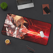 Load image into Gallery viewer, Fate/Apocrypha Saber Of Red Mouse Pad (Desk Mat) On Desk

