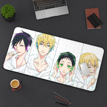 Load image into Gallery viewer, Durarara!! Izaya Orihara, Shizuo Heiwajima, Masaomi Kida Mouse Pad (Desk Mat) On Desk

