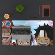 Load image into Gallery viewer, O-Tama, Portgas D. Ace Mouse Pad (Desk Mat) Background
