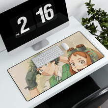 Load image into Gallery viewer, My Hero Academia Izuku Midoriya, Ochako Uraraka Mouse Pad (Desk Mat) With Laptop
