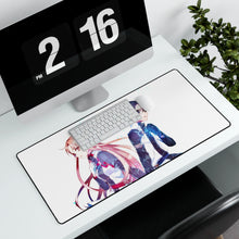 Load image into Gallery viewer, Sword Art Online Kazuto Kirigaya, Asuna Yuuki Mouse Pad (Desk Mat) With Laptop
