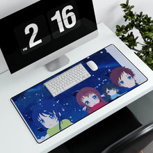 Load image into Gallery viewer, Nagi no Asukara Miuna Shiodome, Chisaki Hiradaira, Manaka Mukaido, Hikari Sakishima Mouse Pad (Desk Mat) With Laptop
