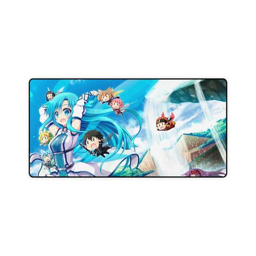 Sword Art Online Kazuto Kirigaya, Asuna Yuuki, Suguha Kirigaya, Yui, Ryoutarou Tsuboi Mouse Pad (Desk Mat)