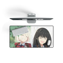 Load image into Gallery viewer, Lycoris Recoil Takina Inoue, Chisato Nishikigi Mouse Pad (Desk Mat) On Desk
