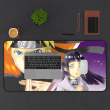 Load image into Gallery viewer, Hinata Hyuga Mouse Pad (Desk Mat) With Laptop
