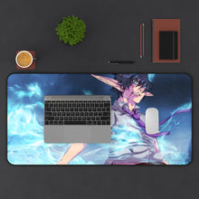 Load image into Gallery viewer, Blue Exorcist Rin Okumura Mouse Pad (Desk Mat) With Laptop
