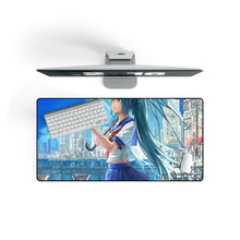 Load image into Gallery viewer, Hatsune Miku Mouse Pad (Desk Mat) On Desk

