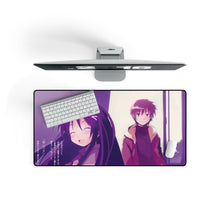 Load image into Gallery viewer, Hanbun no Tsuki ga Noboru Sora Mouse Pad (Desk Mat) On Desk
