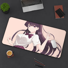 Load image into Gallery viewer, Komi Can&#39;t Communicate Komi Shouko Mouse Pad (Desk Mat) On Desk
